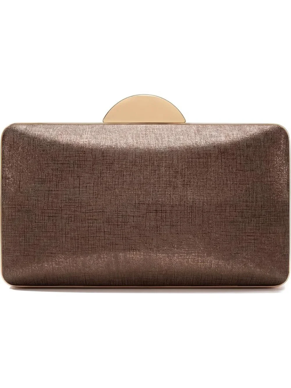👜 Women's Chocolate Champagne Clutch Formal Elegance Evening Glitter Handbags